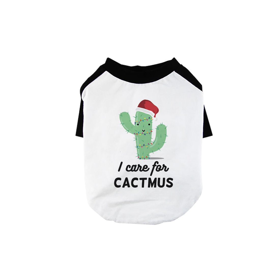 Care For Cactmus Pet Baseball Shirt for Small Dogs