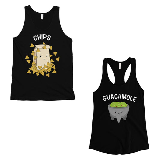 Chips & Guacamole Matching Couple Tank Tops Funny Wedding Gift
