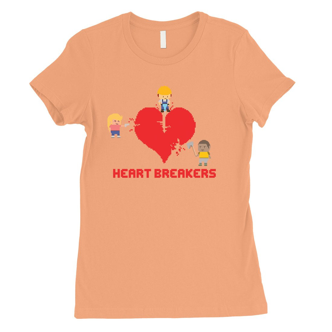 Heart Breakers Womens T-Shirt Valentine's Day Gift For Girlfriend