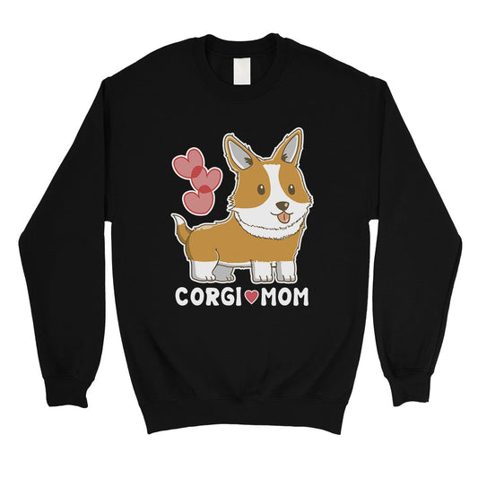 Corgi Mom Unisex Crewneck Sweatshirt Cute Corgi Lover Gift For Her