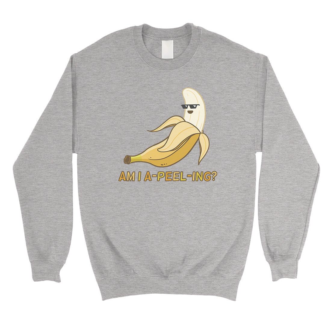 Apeeling Banana Unisex Crewneck Sweatshirt Funny Anniversary Gift