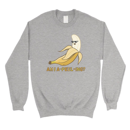 Apeeling Banana Unisex Crewneck Sweatshirt Funny Anniversary Gift