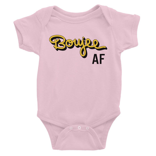 365 Printing Boujee AF Funny Baby Bodysuit Gift Baby Shower Cute Infant Jumpsuit