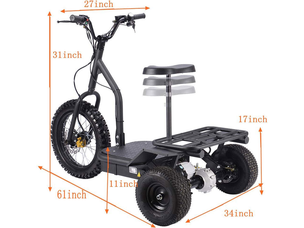 Electric Trike 48v 1200w