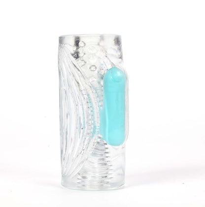 Aster Clear Stroker W/ Rechargeable Bullet