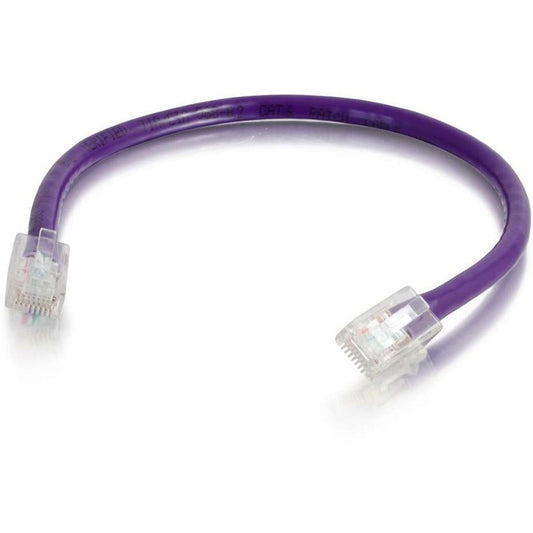 C2G-8ft Cat6 Non-Booted Unshielded (UTP) Network Patch Cable - Purple