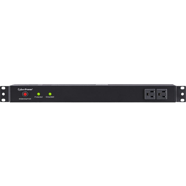 CyberPower Rackbar Surge Suppressor RM 1U RKBS15S2F10R 15A 12-Outlet
