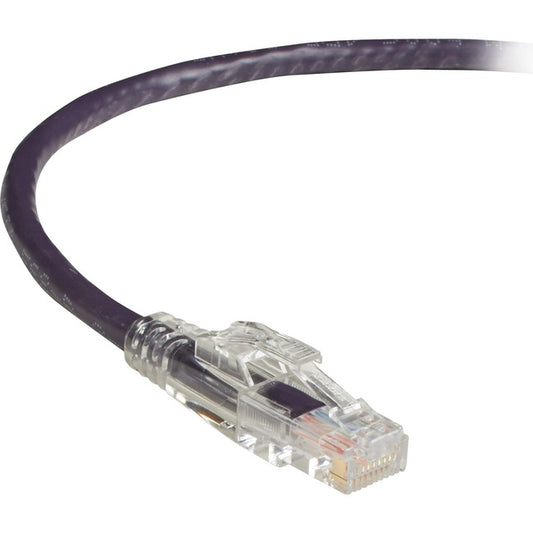 Black Box GigaTrue 3 CAT6 550-MHz Lockable Patch Cable (UTP) - Violet, 3-ft. (0.9-m)