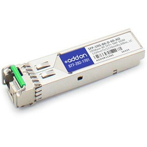 AddOn Cisco SFP-10G-BX-D-60 Compatible TAA Compliant 10GBase-BX SFP+ Transceiver (SMF, 1330nmTx/1270nmRx, 60km, LC, DOM)