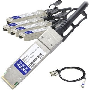 AddOn Extreme Networks 10321 Compatible TAA Compliant 40GBase-CU QSFP+ to 4xSFP+ Direct Attach Cable (Passive Twinax, 3m)