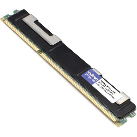 AddOn AM1066D3QRLPR/16G x1 Cisco A02-M316GB2-L Compatible Factory Original 16GB DDR3-1066MHz Registered ECC Quad Rank 1.35V 240-pin CL9 RDIMM
