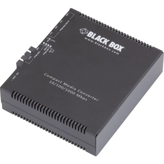 Black Box Compact Media Converter Gigabit Ethernet Multimode 850nm 550m SC